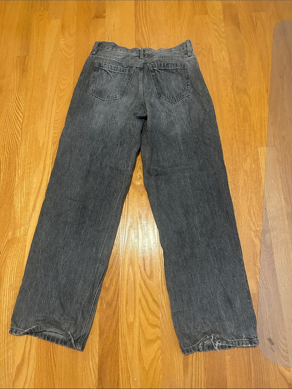 Garage Wide-Leg Light Gray Jeans - Picture 4 of 4